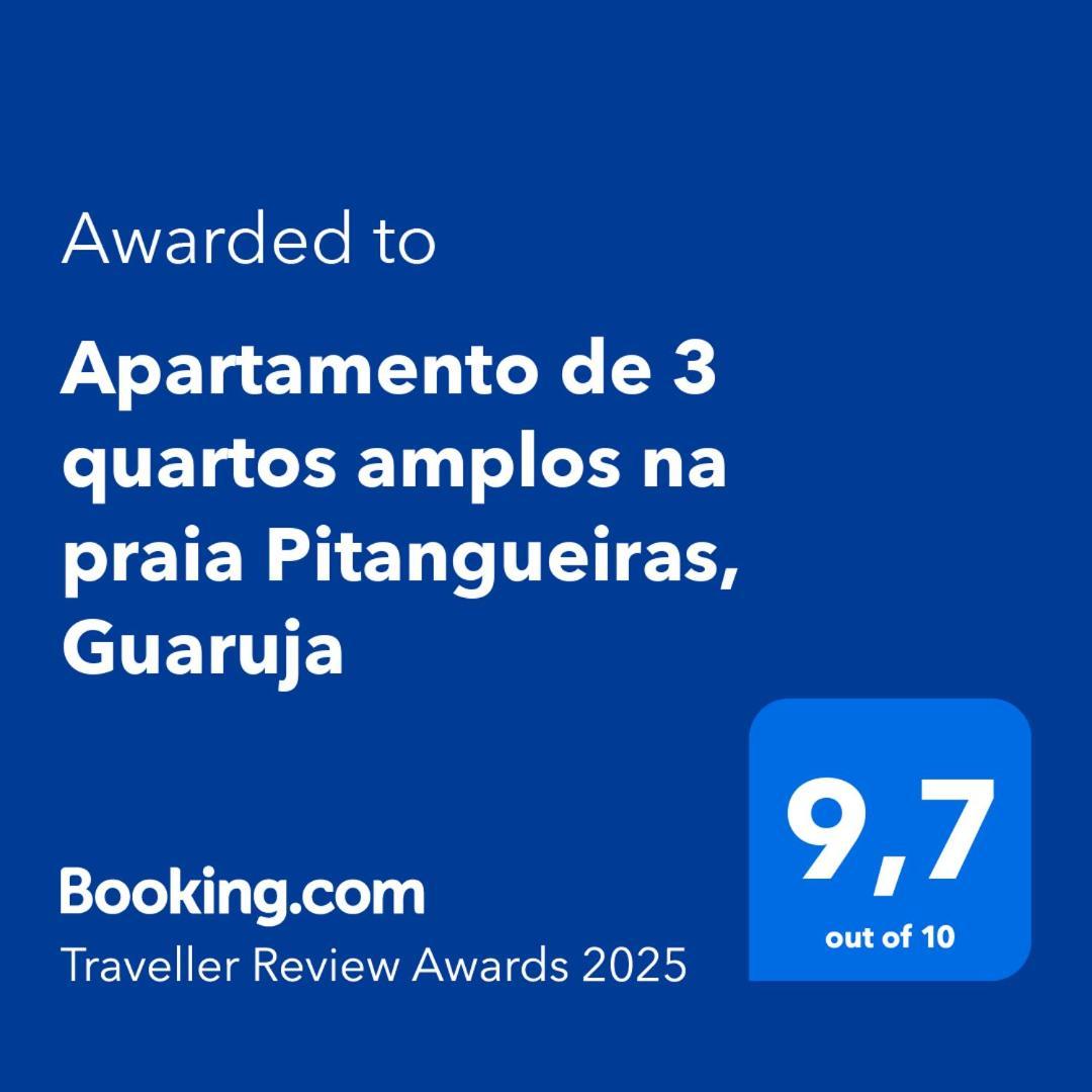 Apartamento De 3 Quartos Amplos Na Praia Pitangueiras, Гуаружа Екстер'єр фото
